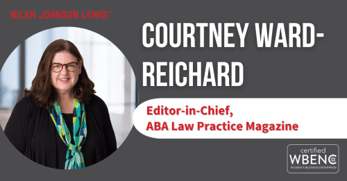 Newsroom image for the post Courtney Ward-Reichard Takes Over as Editor-in-Chief for ABA Law Practice Magazine