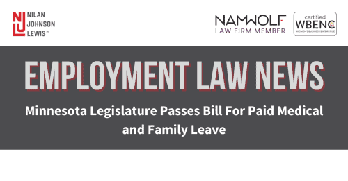 Newsroom image for the post Minnesota Legislature Passes Bill For Paid Family and Medical Leave