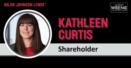 Newsroom image for the post Nilan Johnson Lewis Elevates Kathleen Curtis to Shareholder