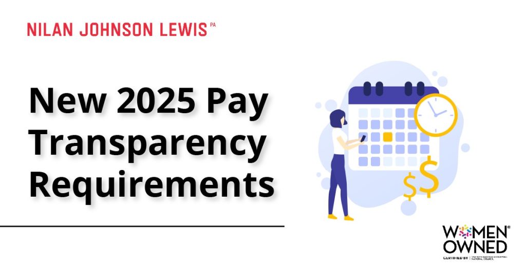 Look Out (Here Comes Tomorrow): New Pay Transparency Requirements Effective in 2025