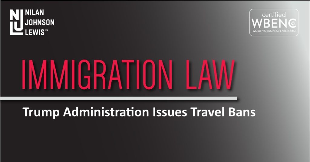 Trump Administration Issues Travel Bans