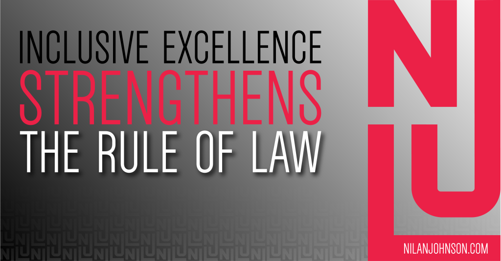 Nilan Johnson Lewis Statement on the Rule of Law and Diversity, Equity, and Inclusion