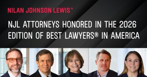 Newsroom image for the post NJL Attorneys Honored in the 2026 Edition of Best Lawyers® in America