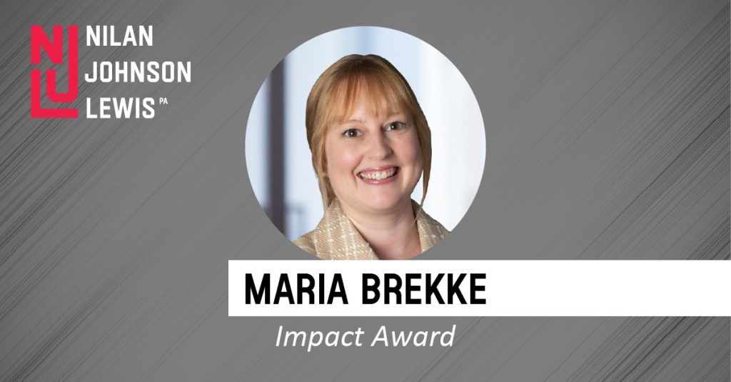 Maria Brekke Receives NJL's Annual Impact Award