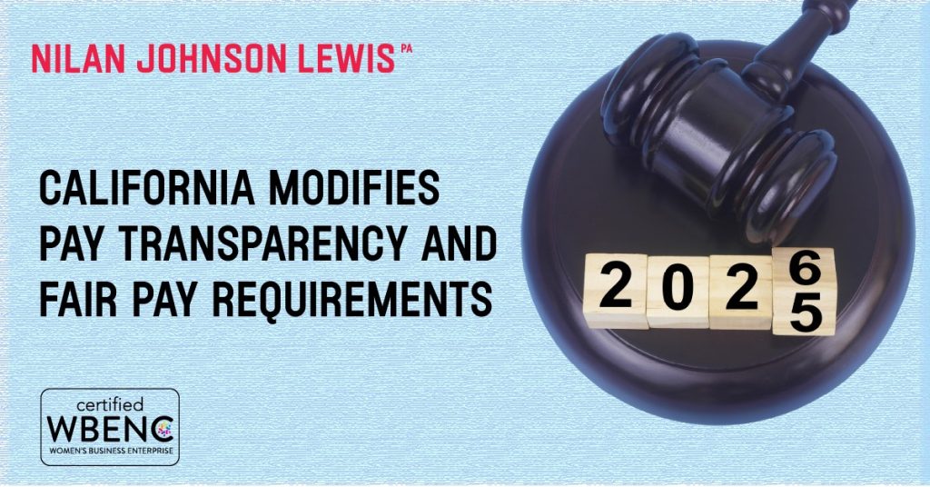 California Modifies Pay Transparency and Fair Pay Requirements