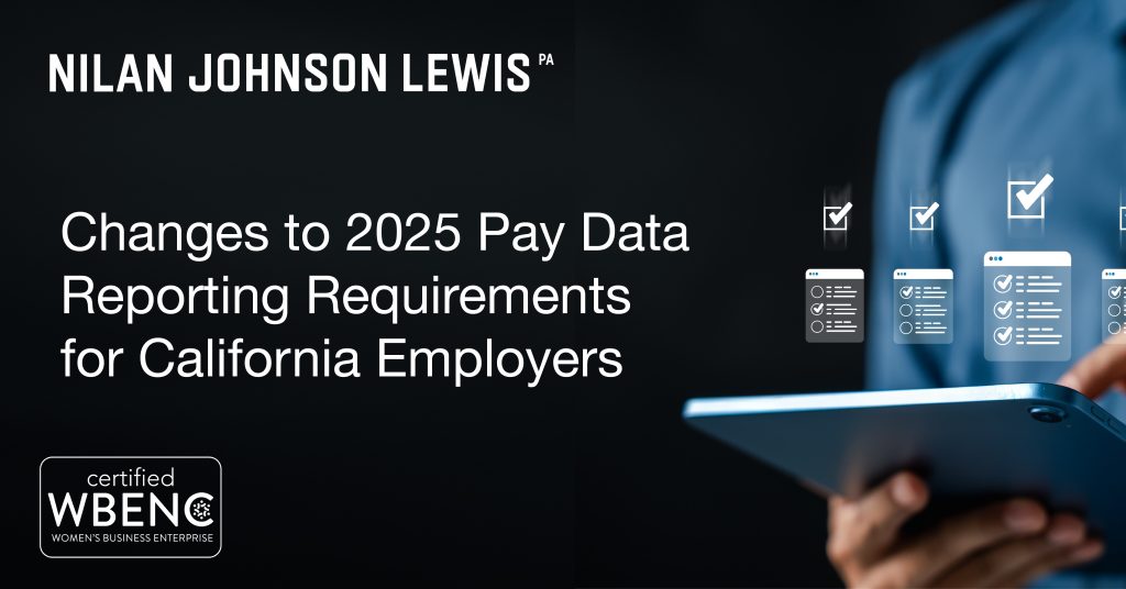Changes to the 2025 Pay Data Reporting Requirements for California Employers